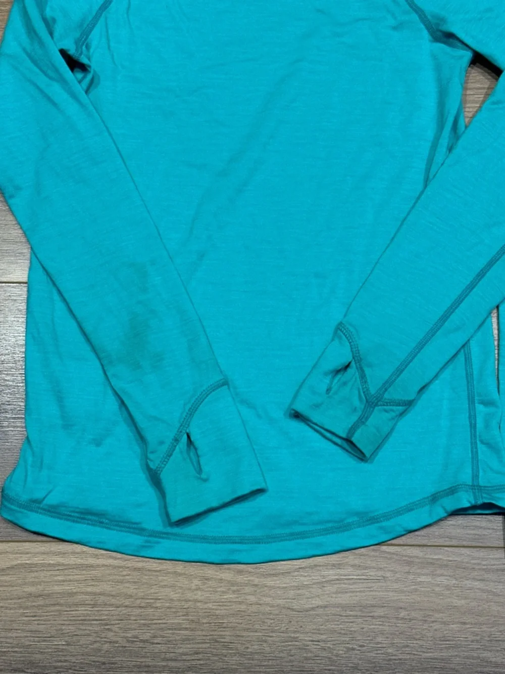 Iksplor Youth Merino Wool Baselayer Set in Teal Green Size 12